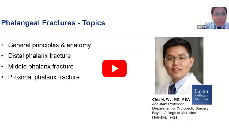 Phalangeal Fractures - Topics